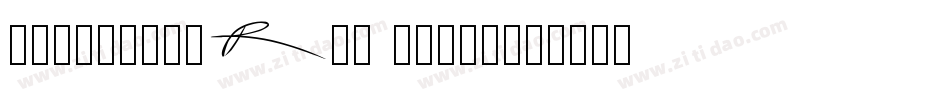 OldHaroldRee Plain字体转换